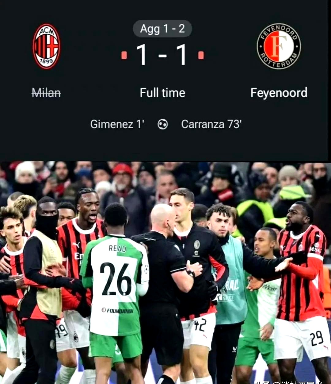 米兰无奈告别本届欧冠 米兰无奈告别本届欧冠