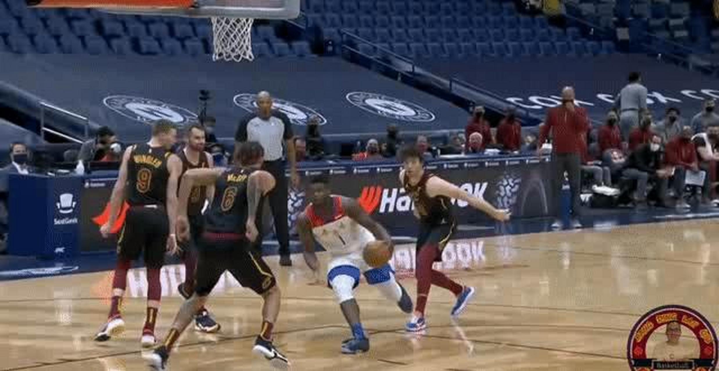 骑士翻盘广东队,锡安点燃赛场 骑士翻盘广东队,锡安点燃赛场